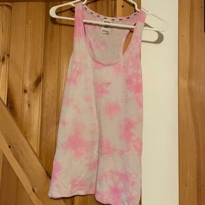 Pink tye dye Victoria secret tank top